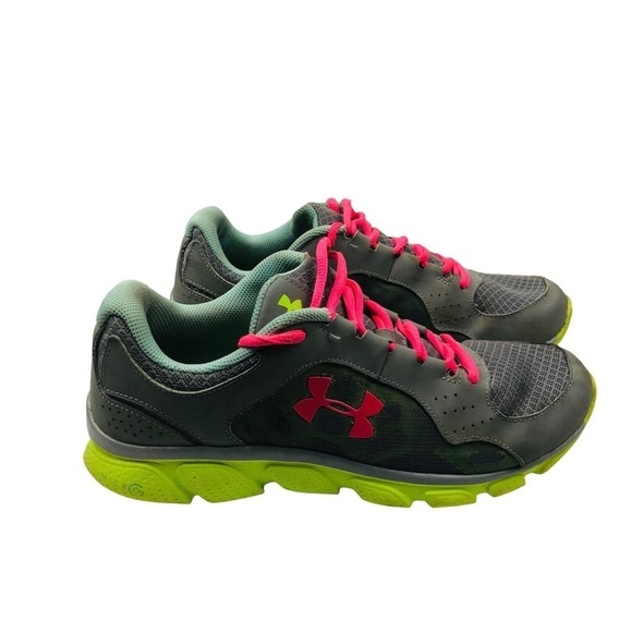 Under Armour Memory Running Shoes, 10 Women | Color:‎ Grey | Size: 10 - Picture 2 of 12